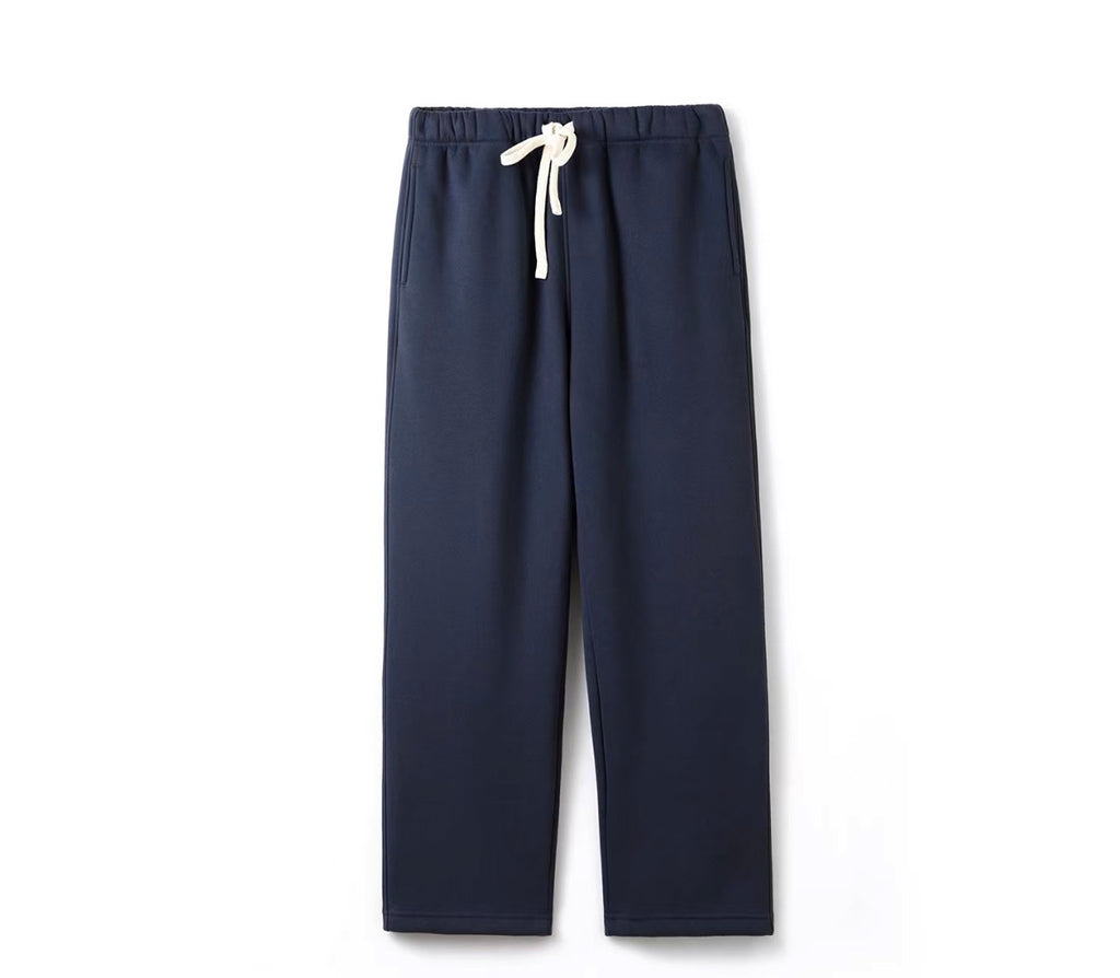 Ensemble jogging à capuche bleu marine – bas de jogging