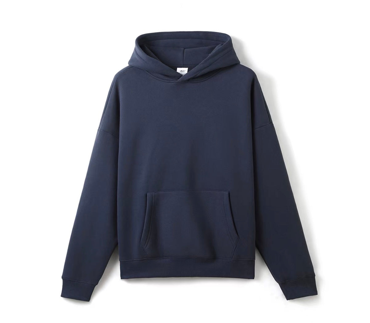Ensemble jogging à capuche bleu marine – sweat de face