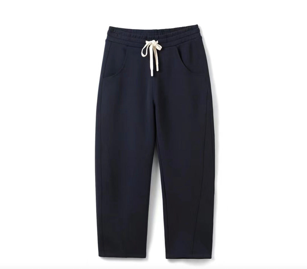 Ensemble jogging sans capuche bleu marine – vue 2