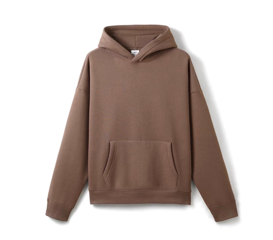 Ensemble jogging à capuche marron – vue 1