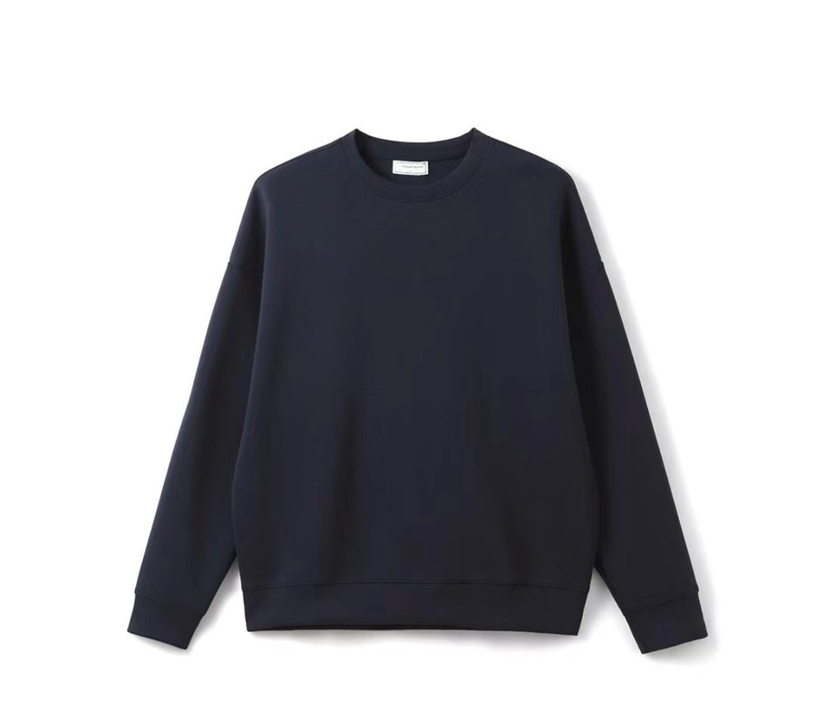 Ensemble jogging sans capuche bleu marine – vue 1