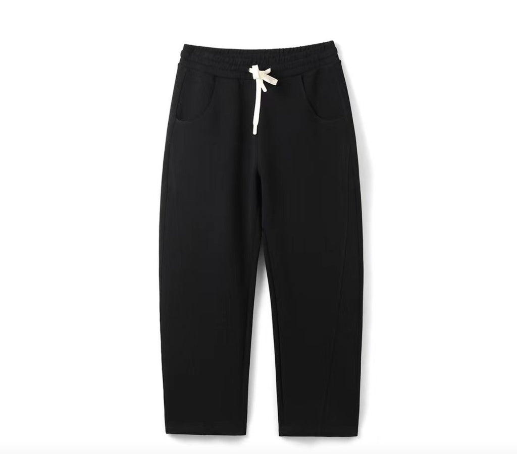 Ensemble jogging sans capuche noir – vue 2