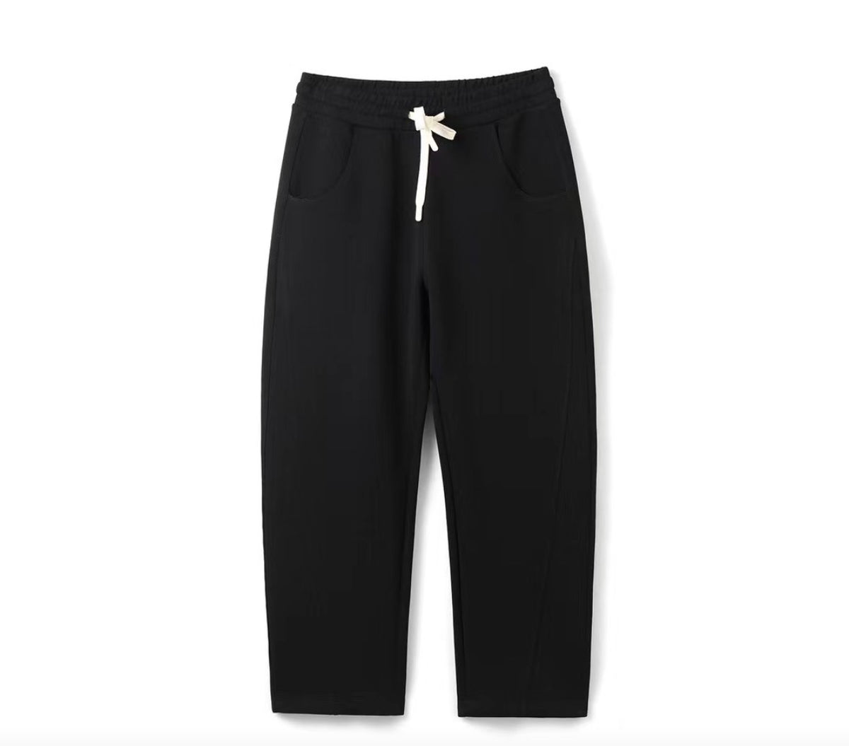 Ensemble jogging sans capuche noir – vue 2