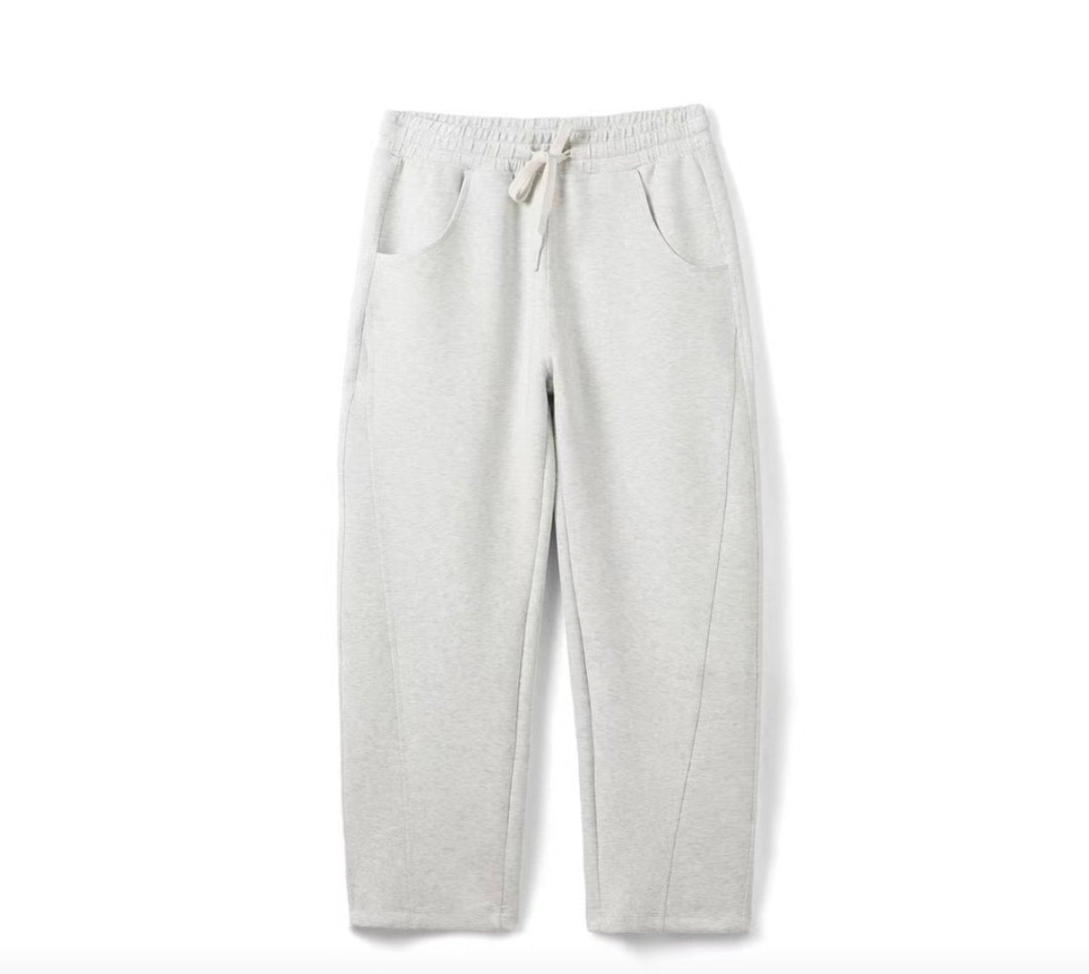 Ensemble jogging sans capuche gris – vue 2