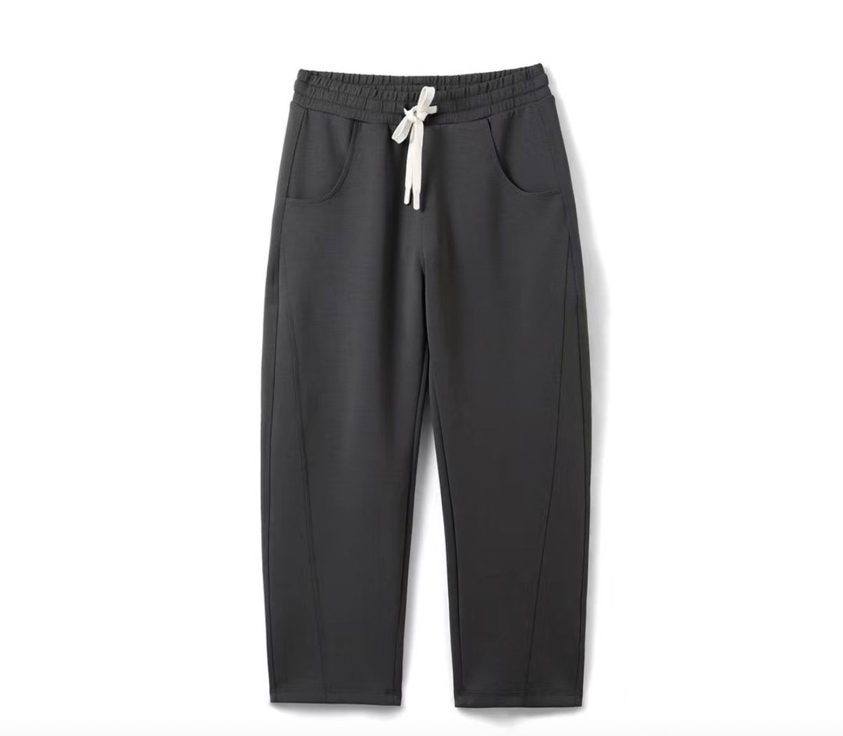 Ensemble jogging sans capuche gris foncé – vue 2