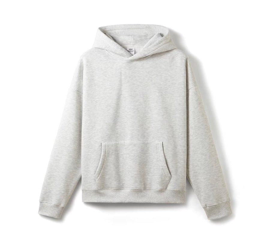 Ensemble jogging à capuche gris – vue 1