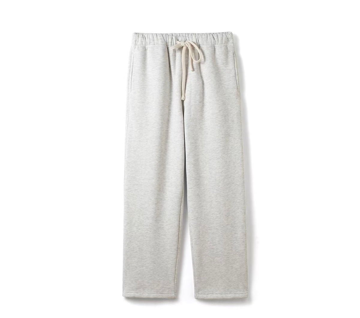 Ensemble jogging à capuche gris – vue 2