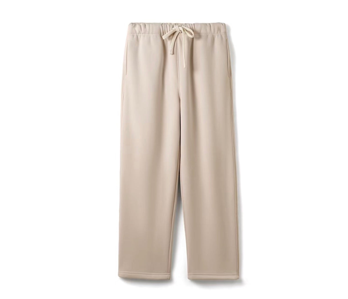 Ensemble jogging à capuche beige – vue 2