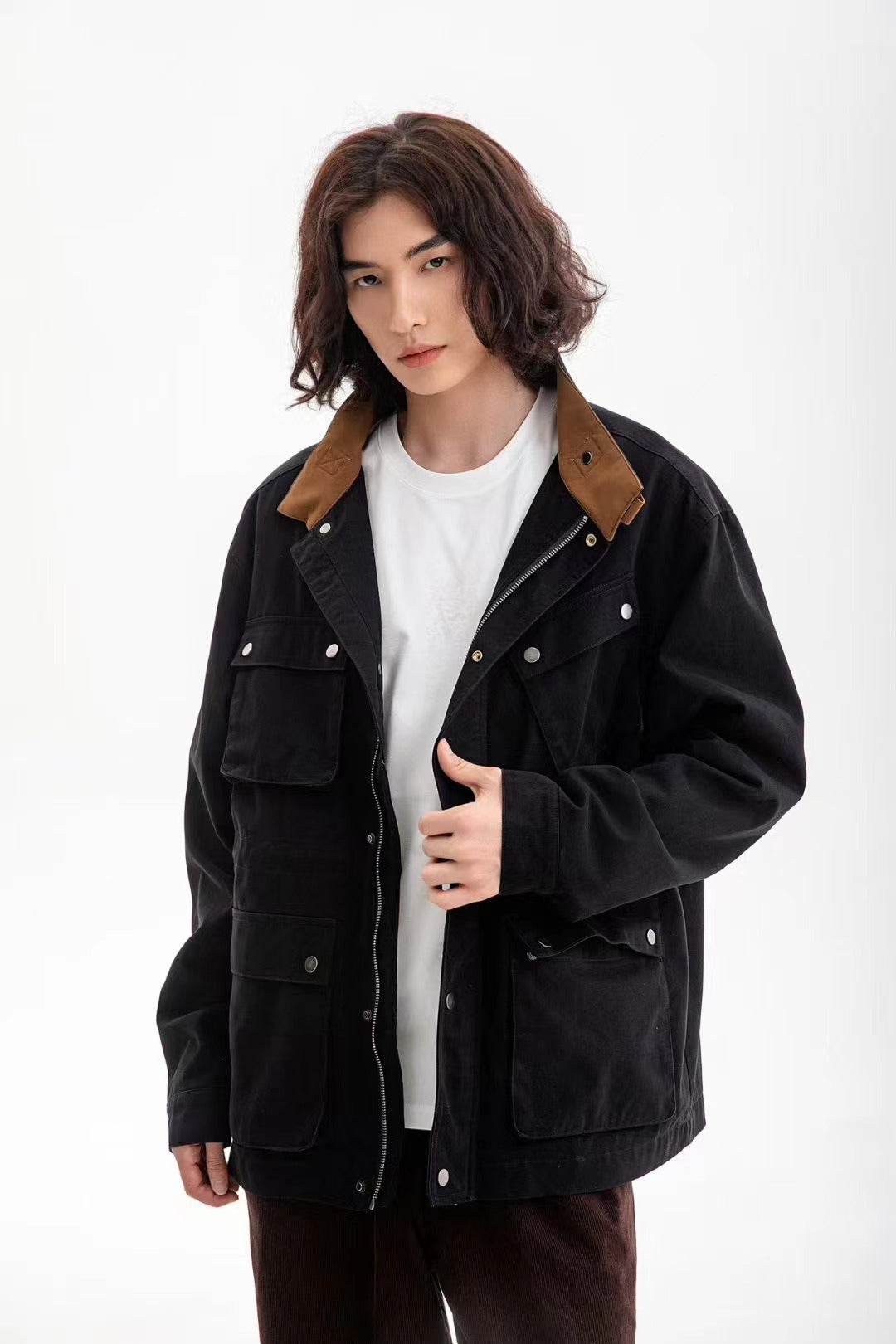 Veste noire – vue 3