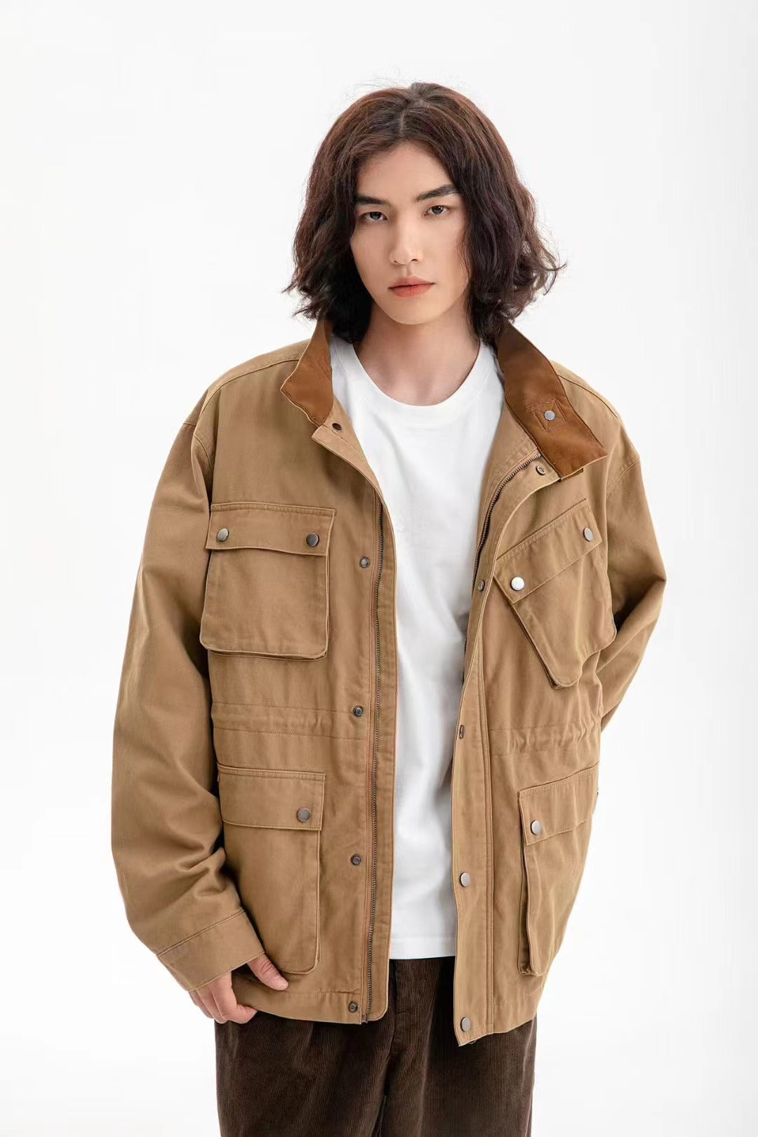 Veste beige – vue 1