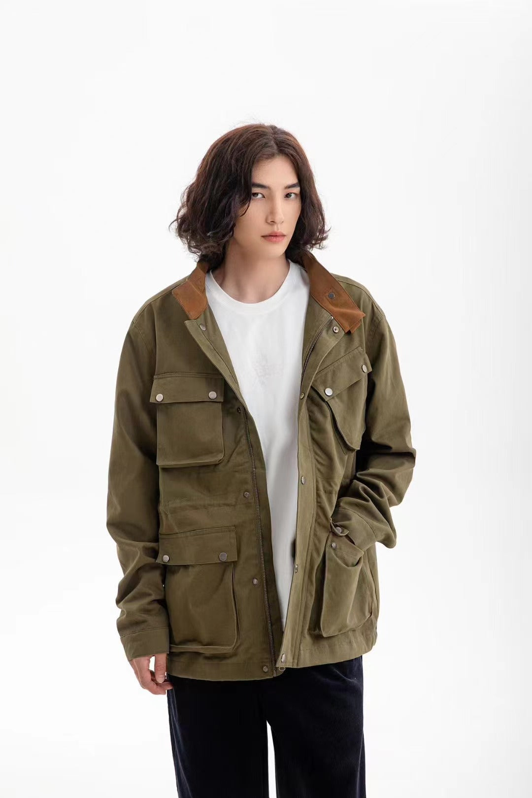 Veste army green – vue 1
